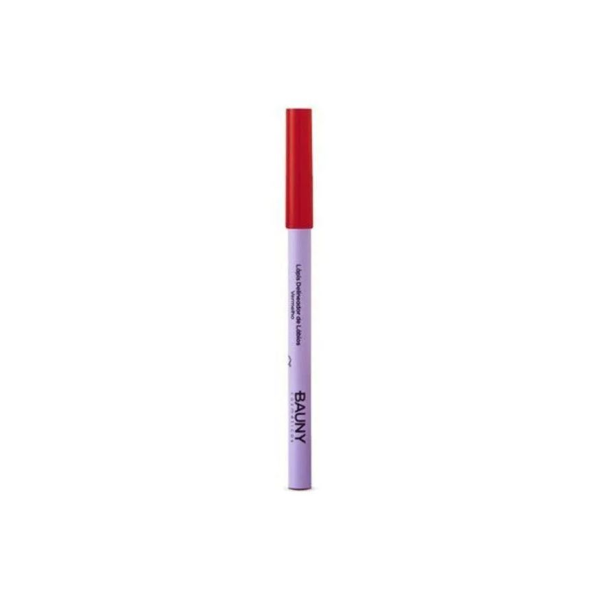 Bauny Lapis Delineador Boca Vermelho