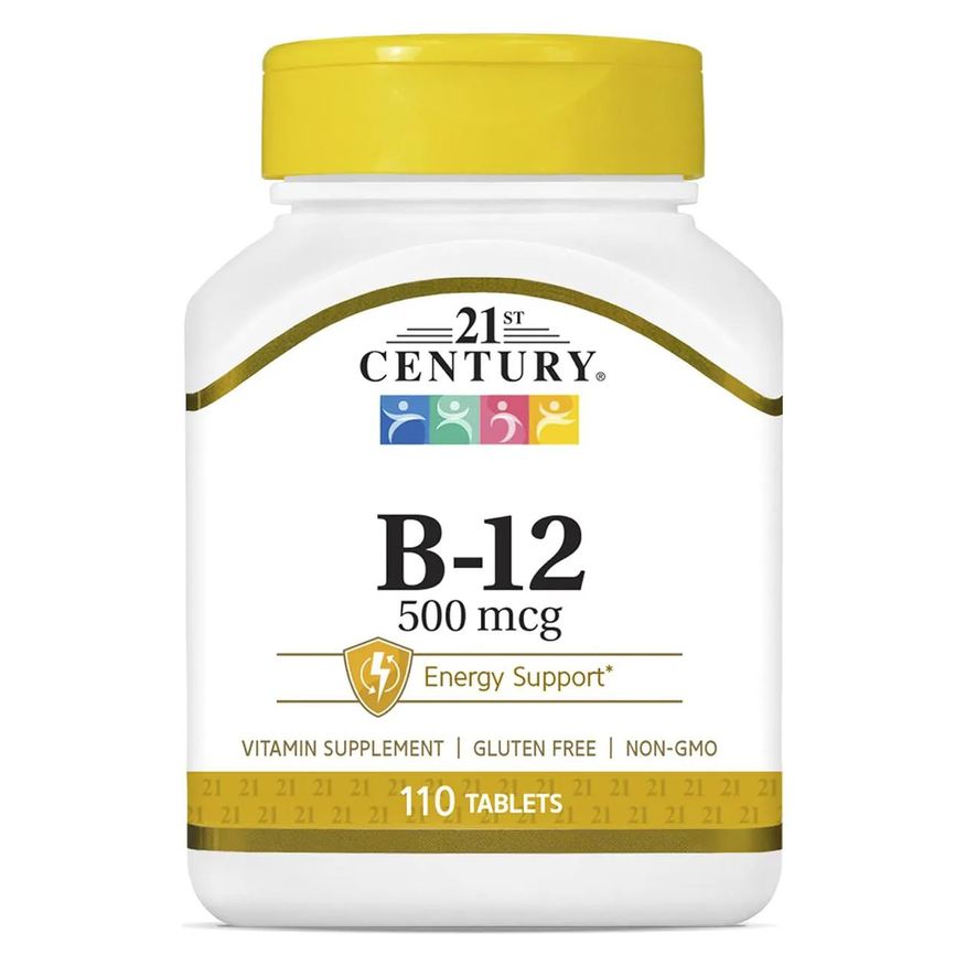 21st Century Vitamina B12 500mcg 110 Tabletes