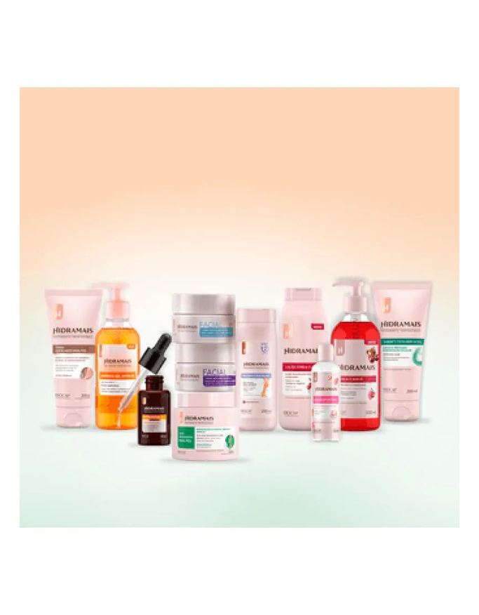 Hidramais Kit Banho Energizante Cereja e Avelã: Sérumvitamina C + Sabonete Antiacne