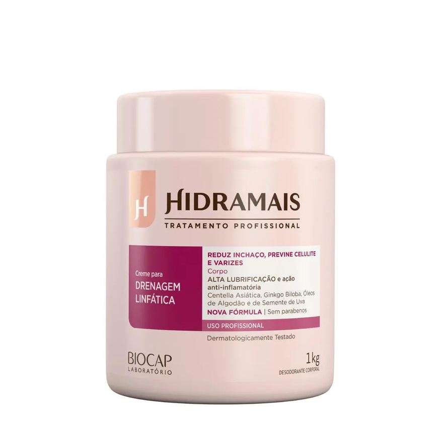 Hidramais Creme para Drenagem Linfática 1kg