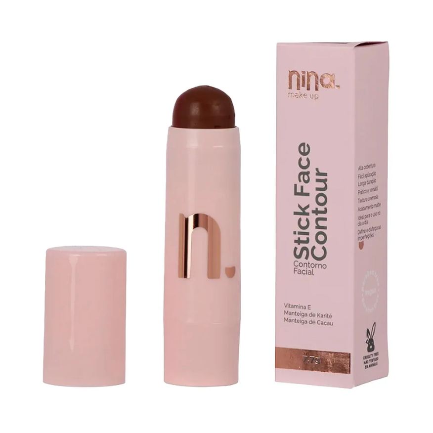 Nina Makeup Nina Make Up Stick Face Contour Contorno Facial Cor 03