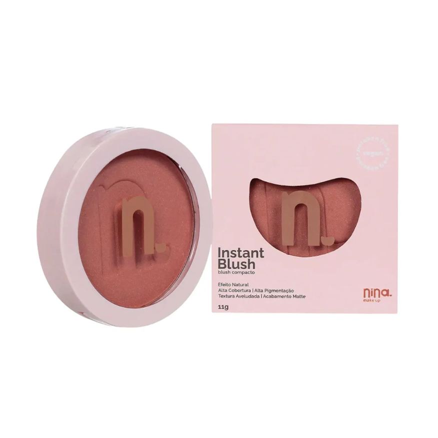 Nina Makeup Nina Make Up Instant Blush Compacto Verão