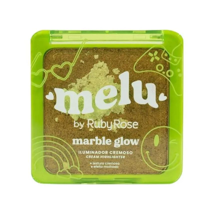 Ruby Rose Iluminador Cremoso Marble Glow Golden Hour - Melu By