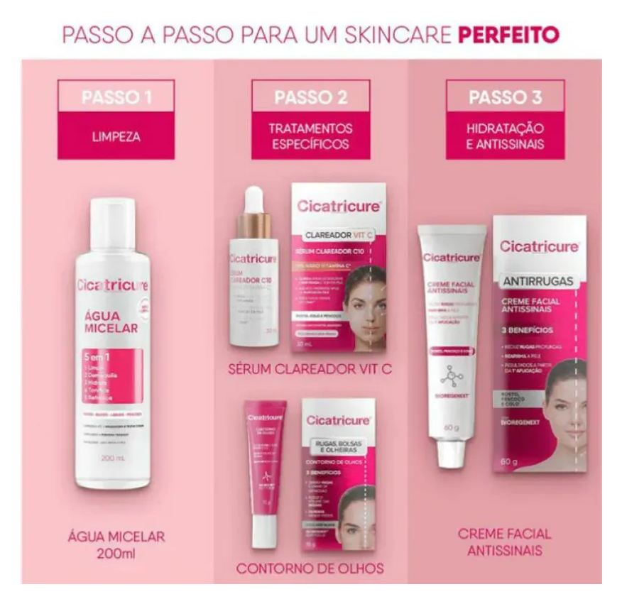 Creme Cicatricure de Olhos Anti Idade Hialurônico 30g
