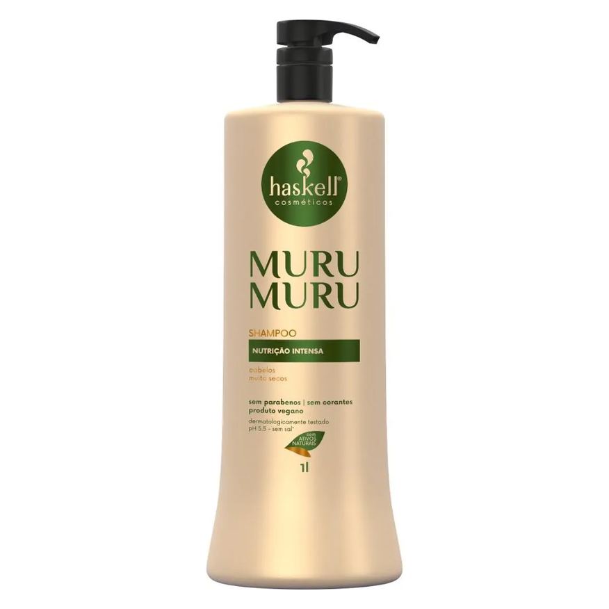 Haskell Shampoo Murumuru Nutrição Intensa 1 Litro