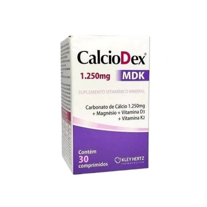 Kley Hertz Calciodex Mdk Magnésio + Vitamina D3 e K2 30cps