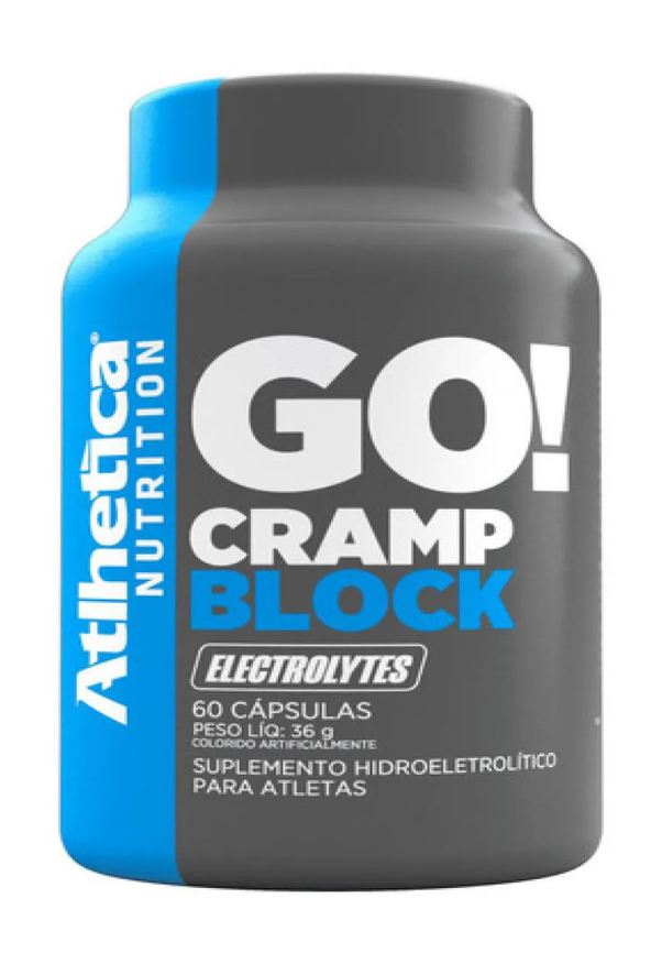 Atlhetica Nutrition - Go! Cramp Block 60 cápsulas - sem Sabor