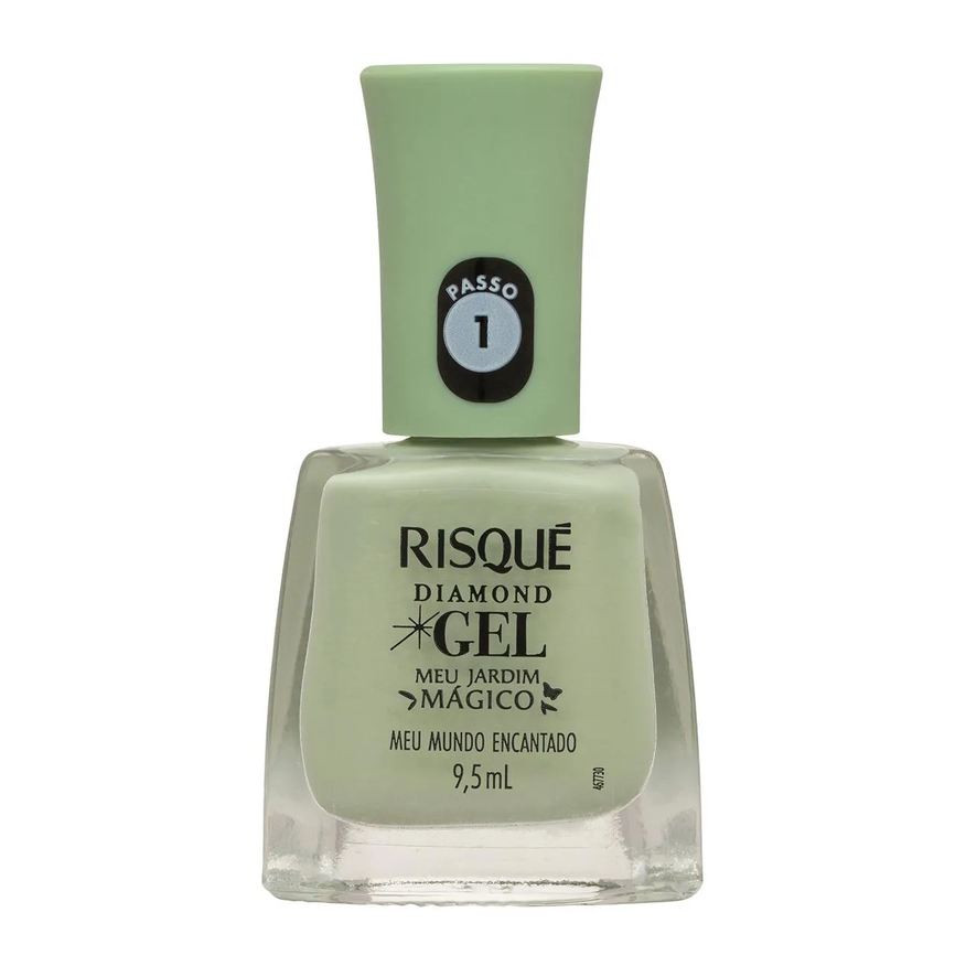 Risqué Esmalte Cremoso Diamond Gel Meu Jardim Mágico 9,5ml - Meu Mundo Encantado