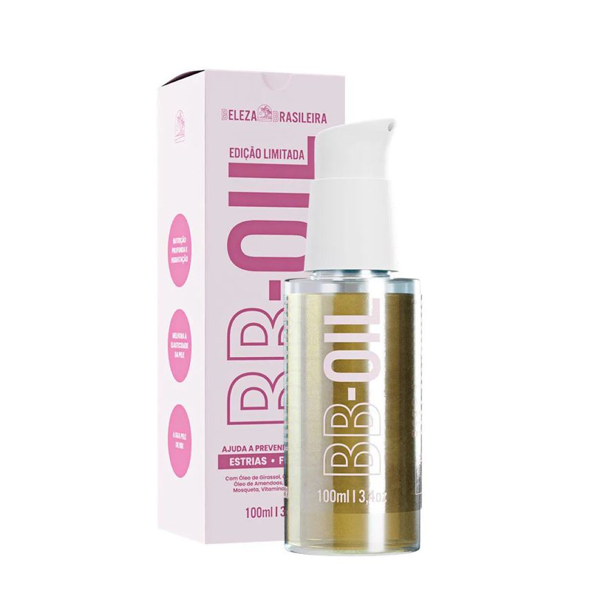 Bb Cream Óleo Corporal BB Oil Beleza Brasileira Antiestrias 100ml