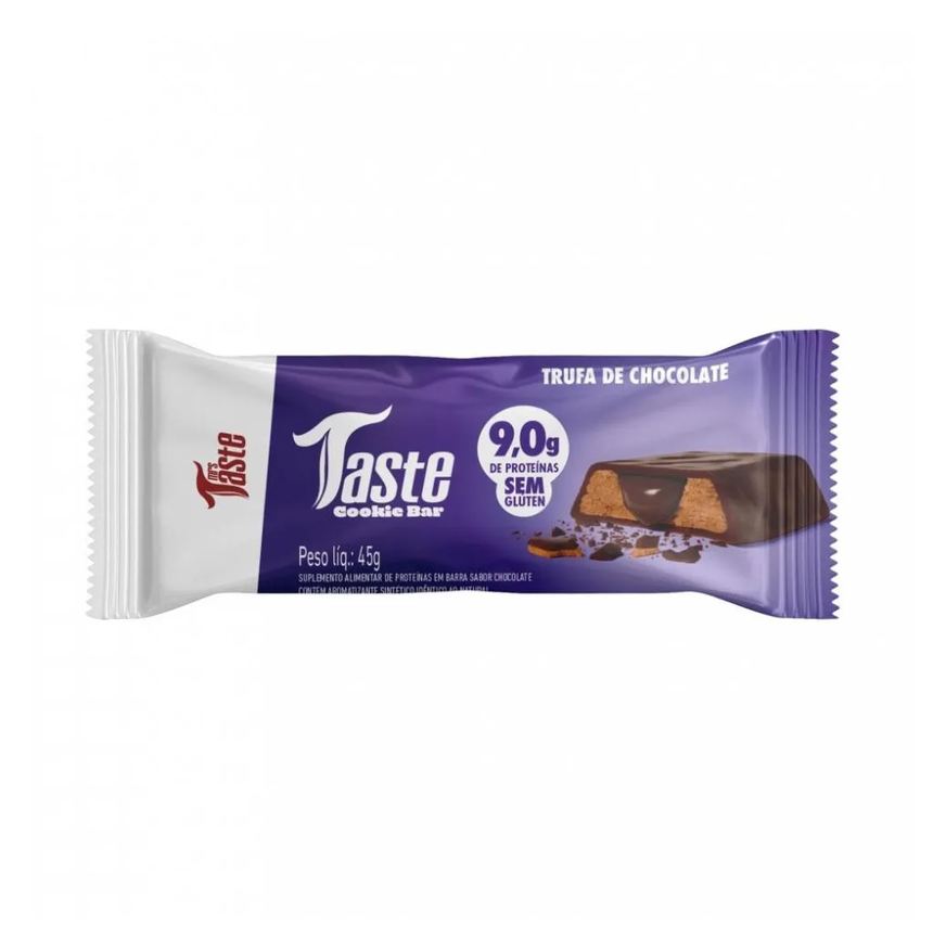 Mrs Taste Taste Cookie Bar (45g) - Sabor: Trufa de Chocolate