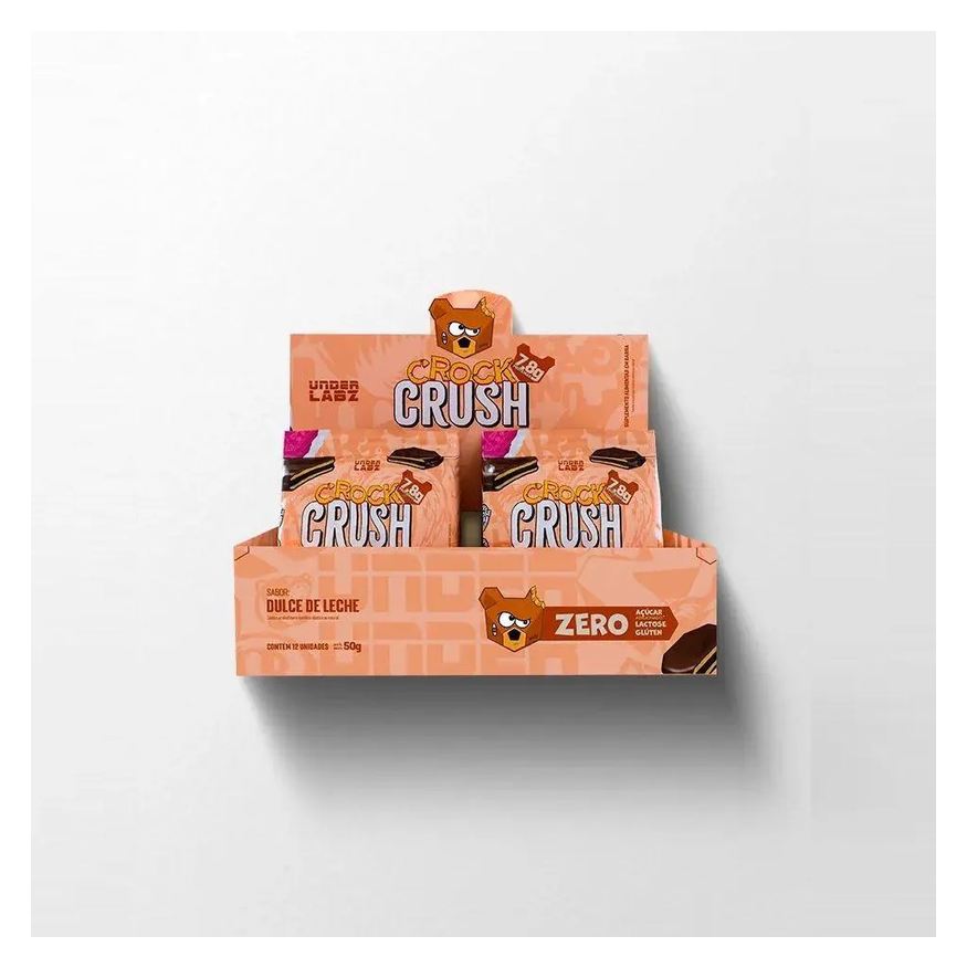 Under Labz Crock Crush Display (12 Unid. 50g) - Sabor: Dulce de Leche