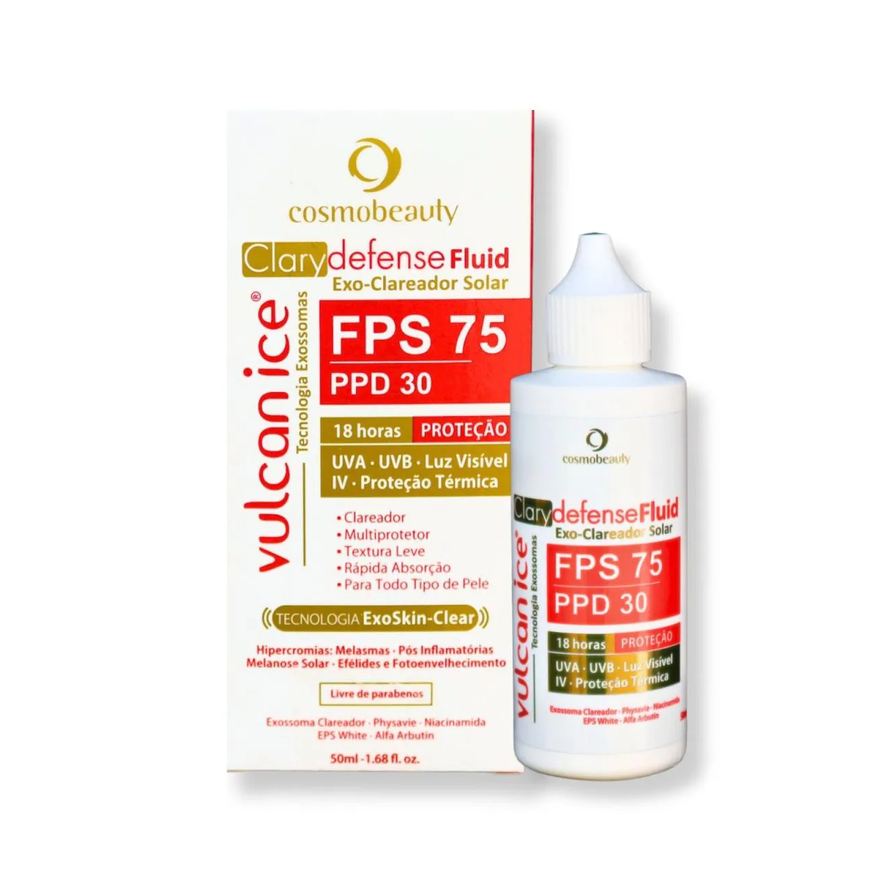 Cosmobeauty Filtro Solar Vulcan Ice Clarydefense Fps 75 50ml