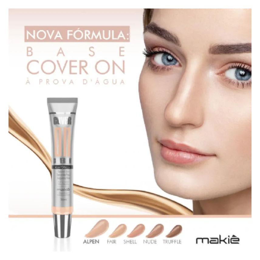 Makiê Base Cover On - Nova Fórmula Alpen