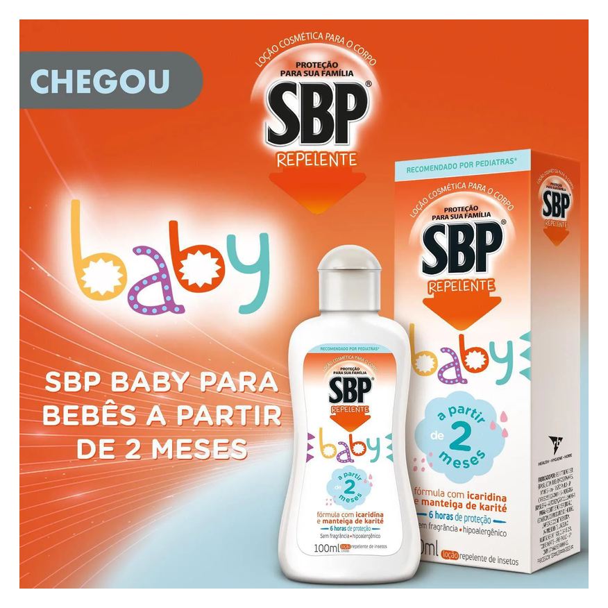 Repelentes Kit Spray Repelex Family Care 100ml + Loção Infantil SBP Baby Icaridina Sem Fragrância 100ml