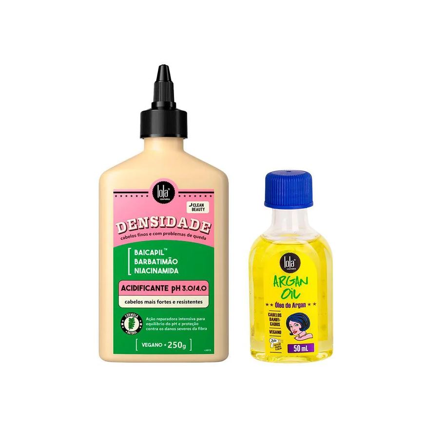 Lola Kit From Rio - Acidificante Densidade 250g + Leave-in Argan Oil 50ml