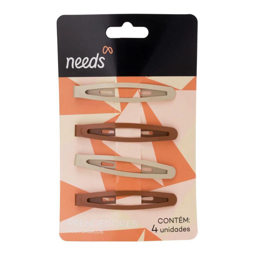 Needs Prendedor de Cabelo Tic Tac 4 unidades
