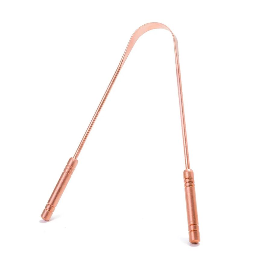 Yogateria Limpador de Língua 100% Cobre Puro - Edição Limitada