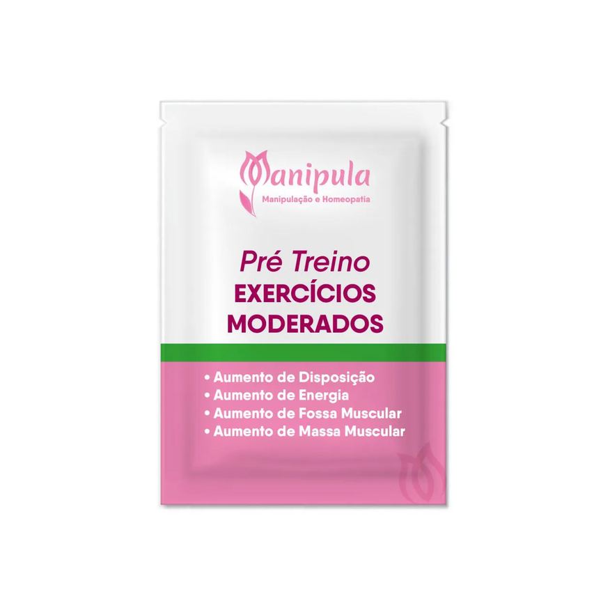 Manipula Pre Treino - Exercícios Moderados 30 Saches