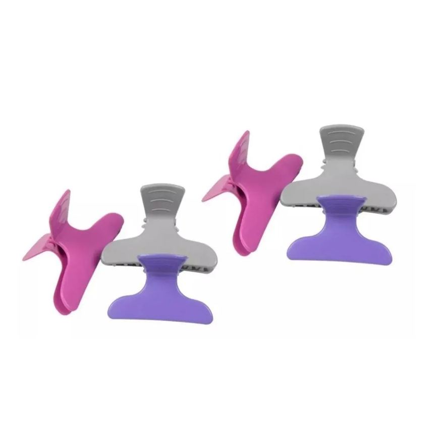 Santa Clara Kit 6 Prendedores Piranhas Plasticas P M G