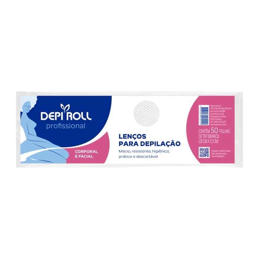 para Folhas Depilação Depi Roll com 50 unidades