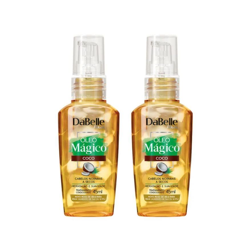 Dabelle Oleo Capilar 45ml Magico Coco - Kit C / 2un