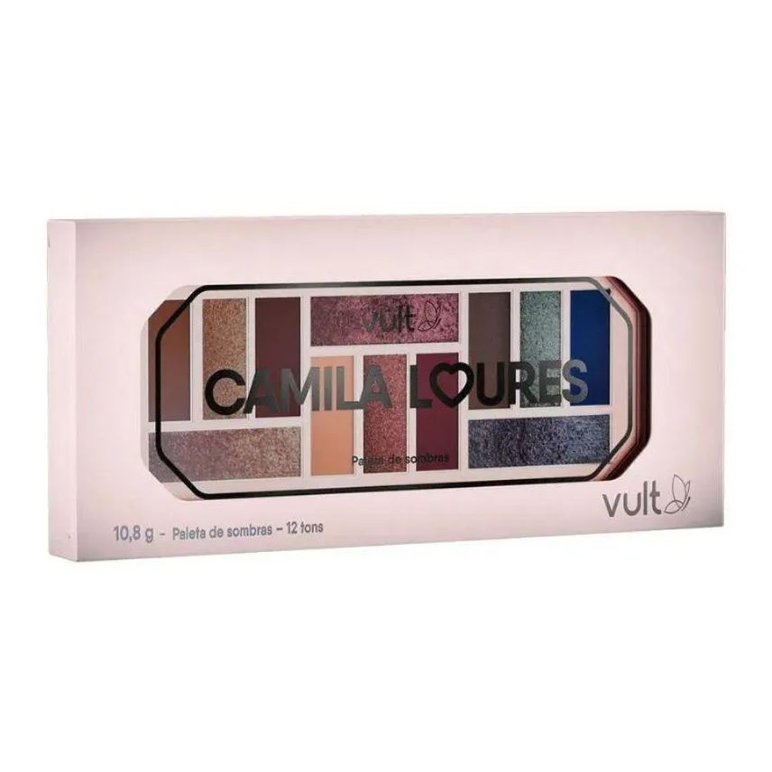 Vult Paleta de Sombras Camila Loures 12 Tons 10,8g