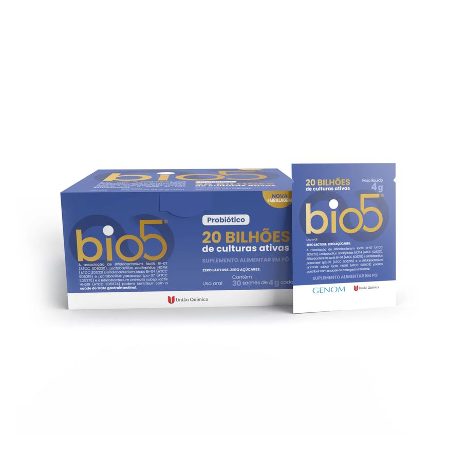 Bio 5 Probiótico 30 sachês de 4g cada