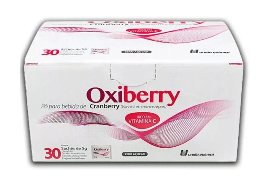 União Química Suplemento Oxiberry Cranberry Vitamina C 30 Sachês