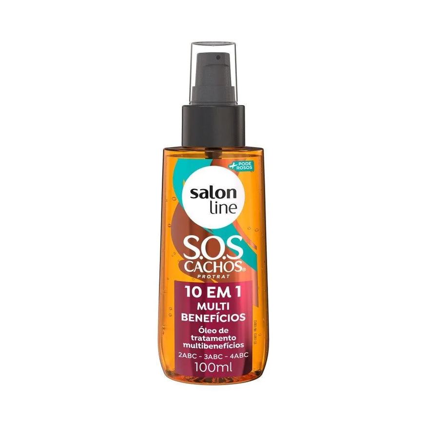 Salon Line Óleo Sos Cachos 10 em 1 Multibenefícios 100ml