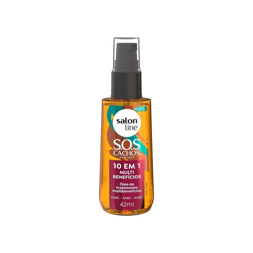 Salon Line Óleo Sos Cachos 10 em 1 Multibenefícios 42ml