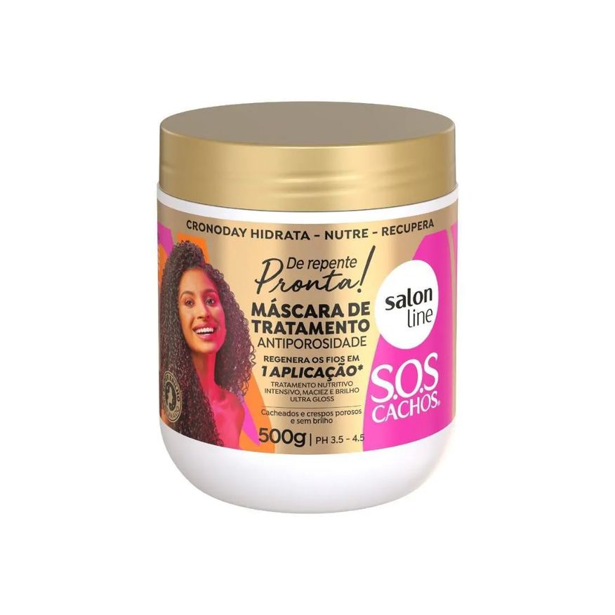 Salon Line Máscara de Tratamento Sos Cachos de Repente Pronta 500g