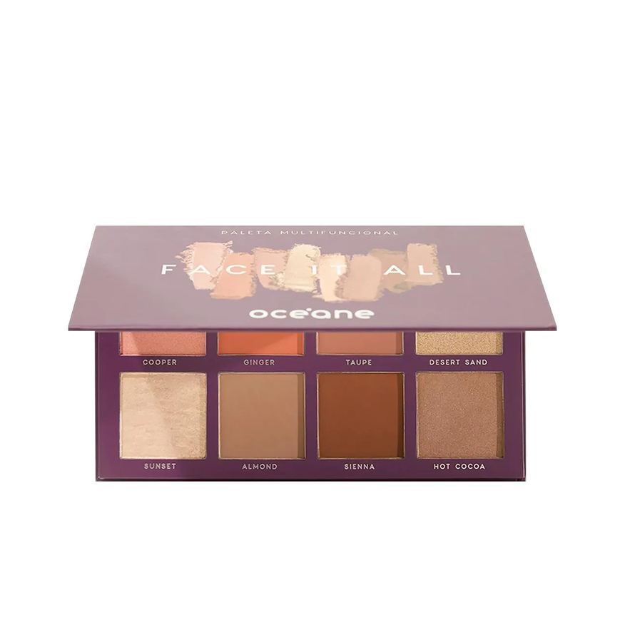 Océane Purple Face It All - Paleta Multifuncional 25,6g