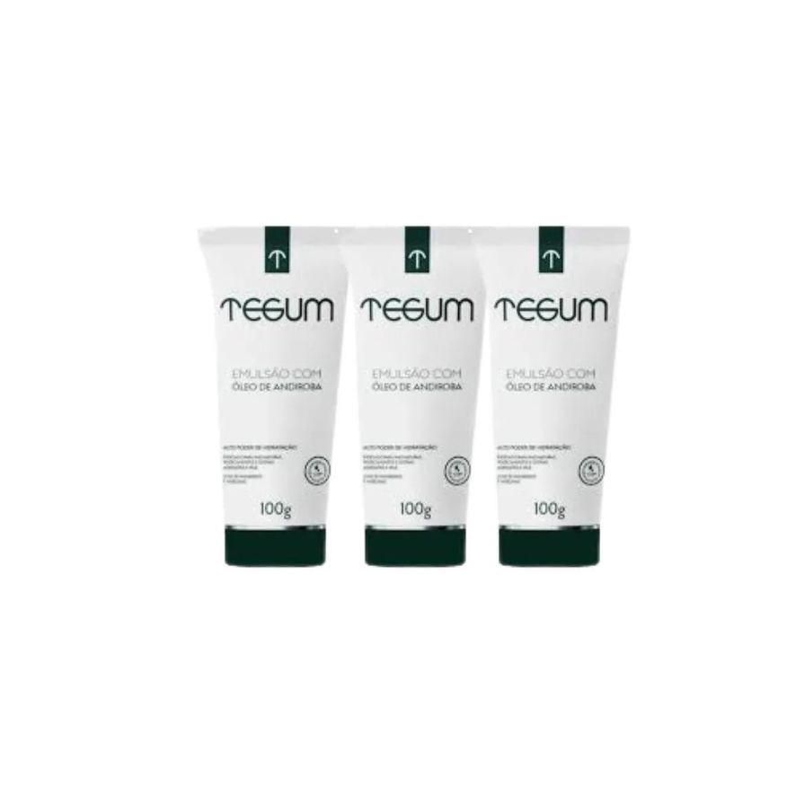 Tegum Kit C/3 Creme Hidratante com Óleo de Andiroba
