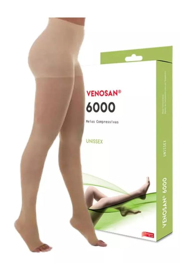 Venosan Meia de Compressão 6000 20-30 Mmhg At Meia-calça Bege - Venosan Xg
