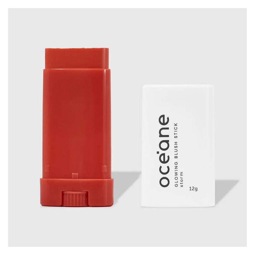 Océane Blush em Bastão Laranja - Glowing Blush Stick Storm Limited 12g