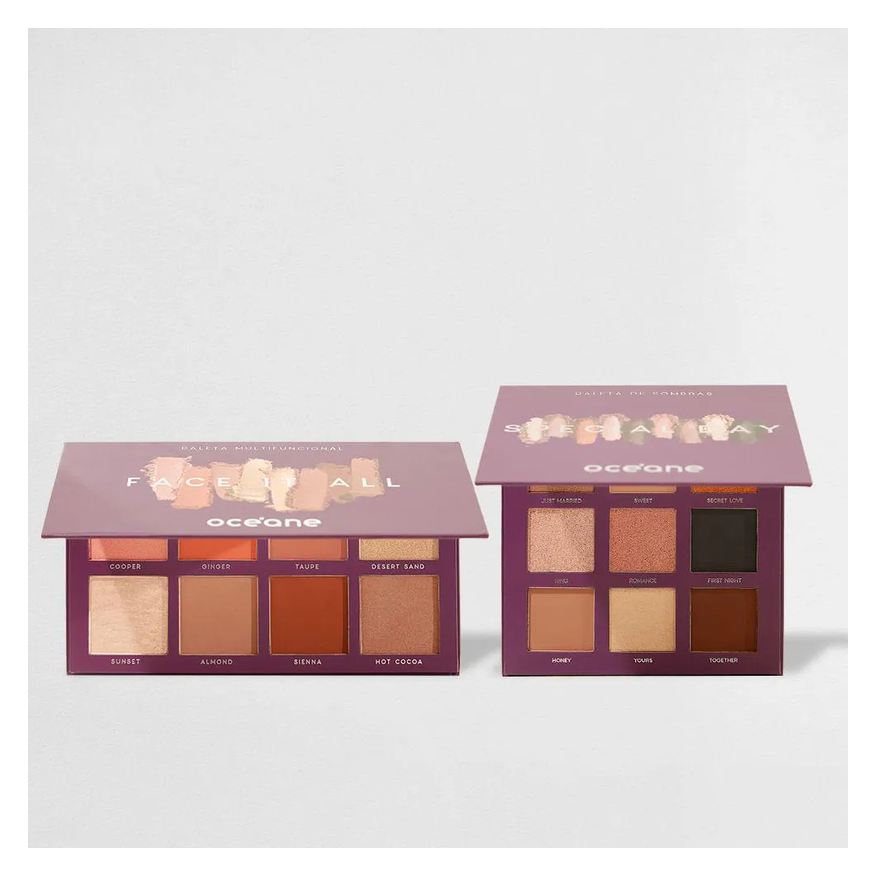 Océane Kit Paleta Multifuncional + Paleta de Sombras Special Day Purple (2 Produtos)