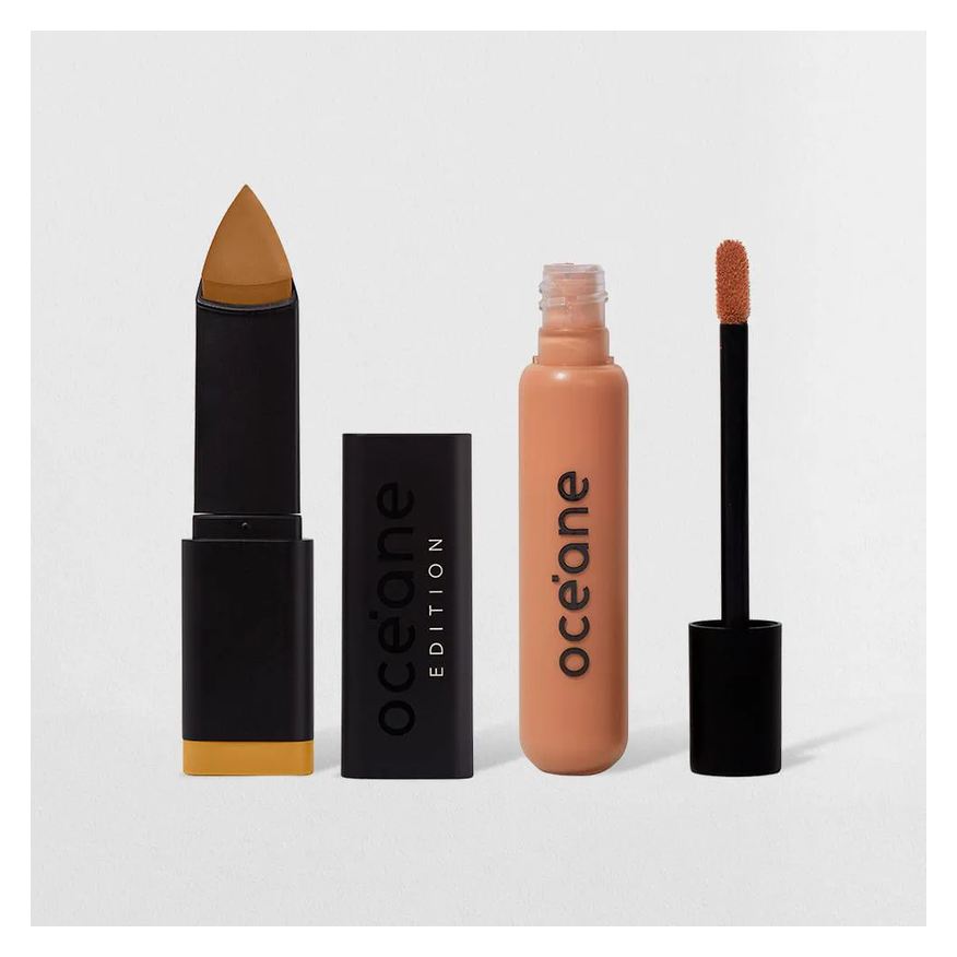 Océane Kit Base em Bastão Almond + Corretivo Médium Tan Edition (2 Produtos)