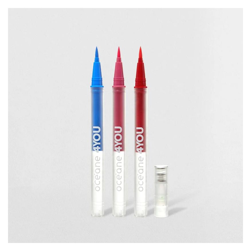 Océane Kit Três Canetas Delineadora Flash Color Pen Neon 4you (3 Produtos)