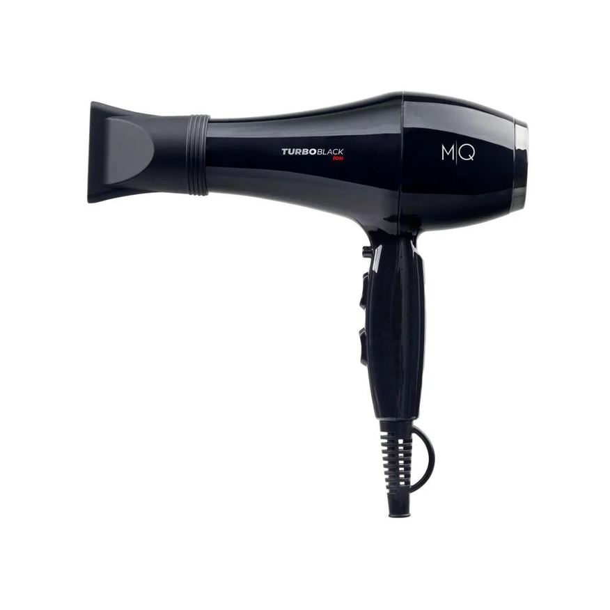 Mq Professional Mq Profissional Turbo Black Ion Secador de Cabelo 2500w com 2 Velocidades Preto 220v