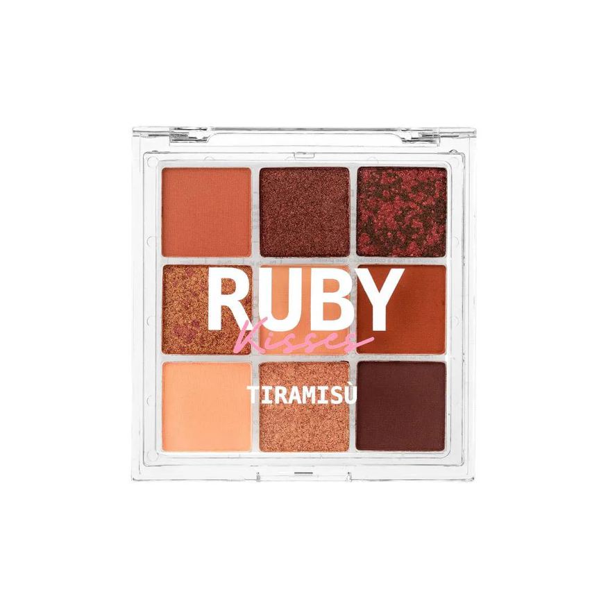 Ruby Kisses Paleta de Sombras Sweets Collection Tiramisu - Marrom Bivolt