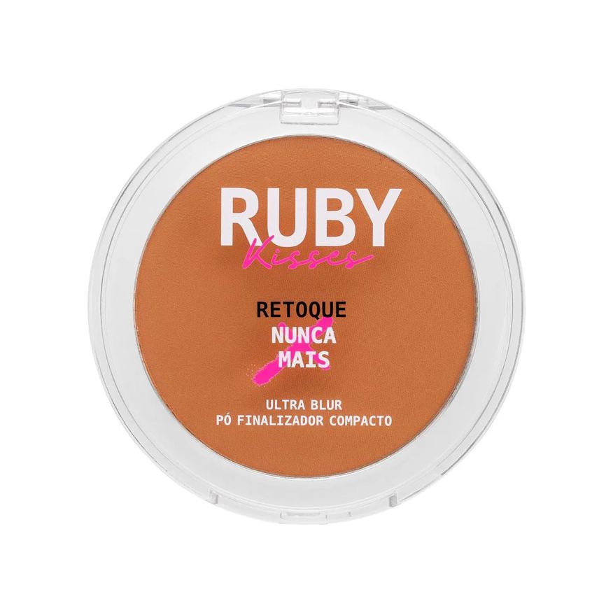 Ruby Kisses Pó Finalizador Compacto Ultra Blur Retoque Nunca Mais - Tan