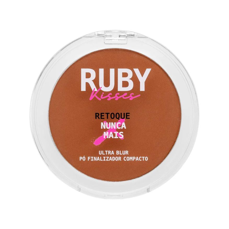 Ruby Kisses Pó Finalizador Compacto Ultra Blur Retoque Nunca Mais - Deep
