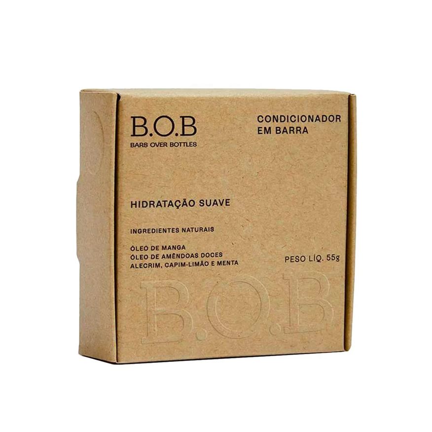 B.O.B Condicionador em Barra Hidratação Suave 55g