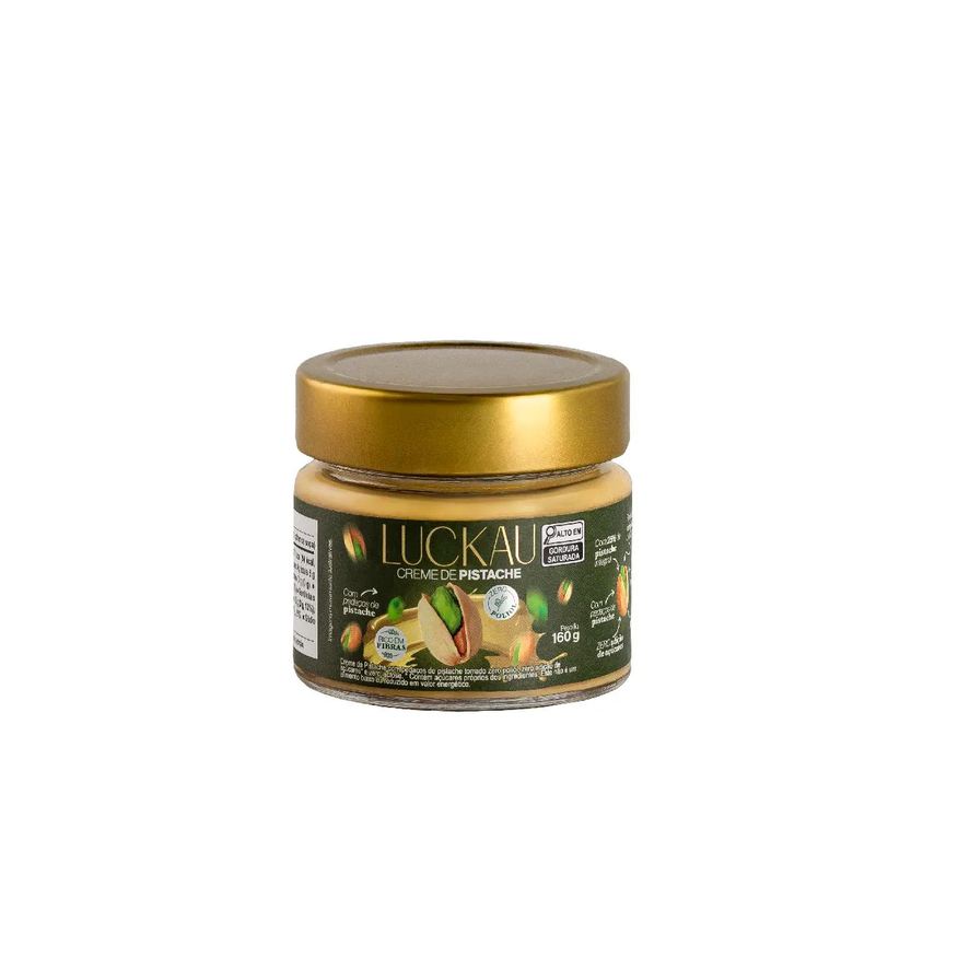 Luckau Creme de Pistache Zero Açúcar e Lactose 160g