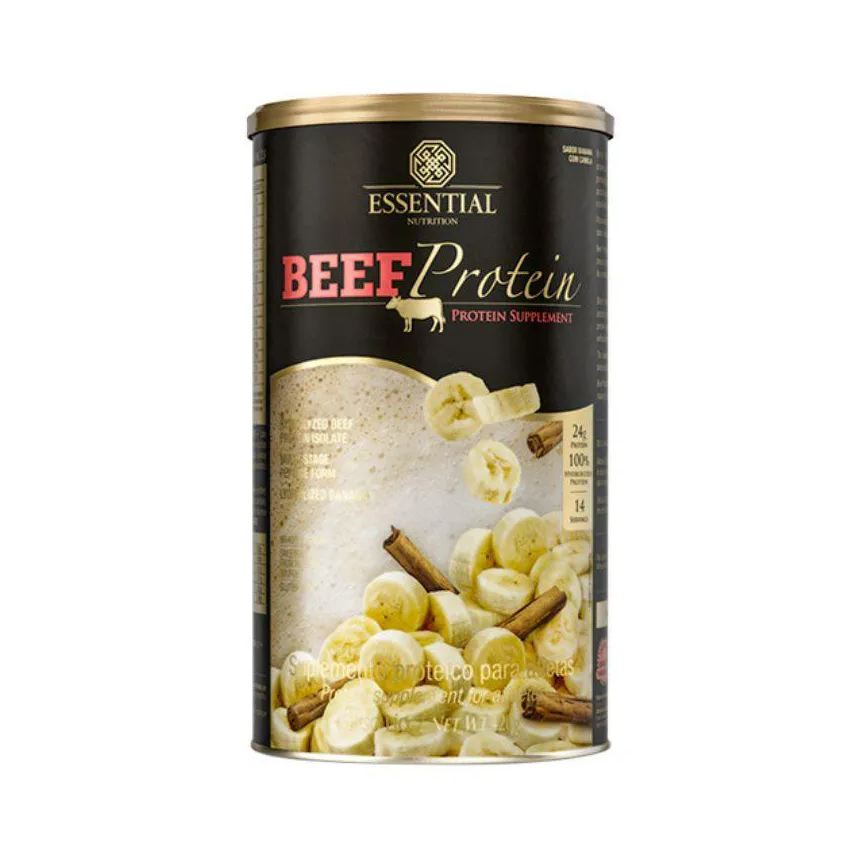 Essential Nutrition Beef Protein Banana com Canela 420g