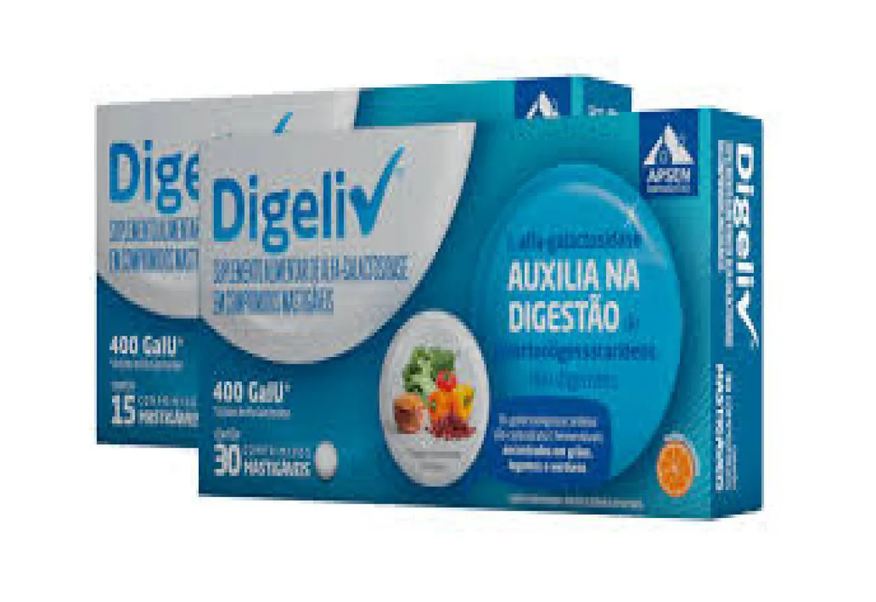 Digeliv Kit C/2 Caixas 30 comprimidos Mastigáveis Cada
