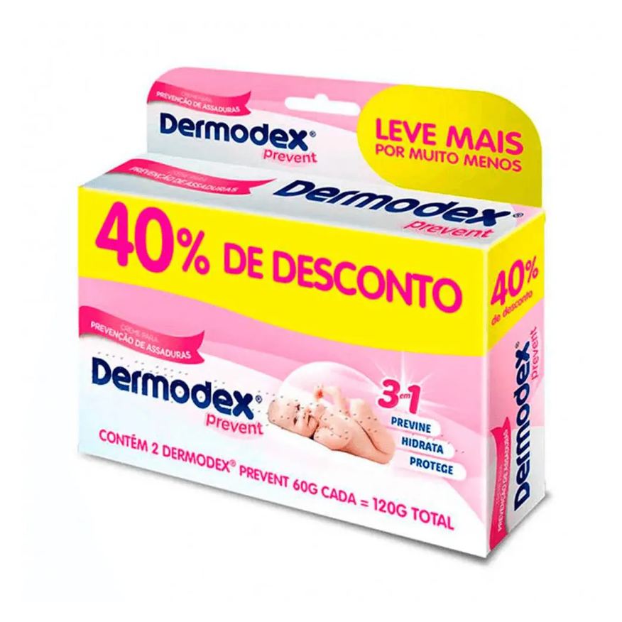 Dermodex Prevent 120g 2und 60g Cada Leve + Pague