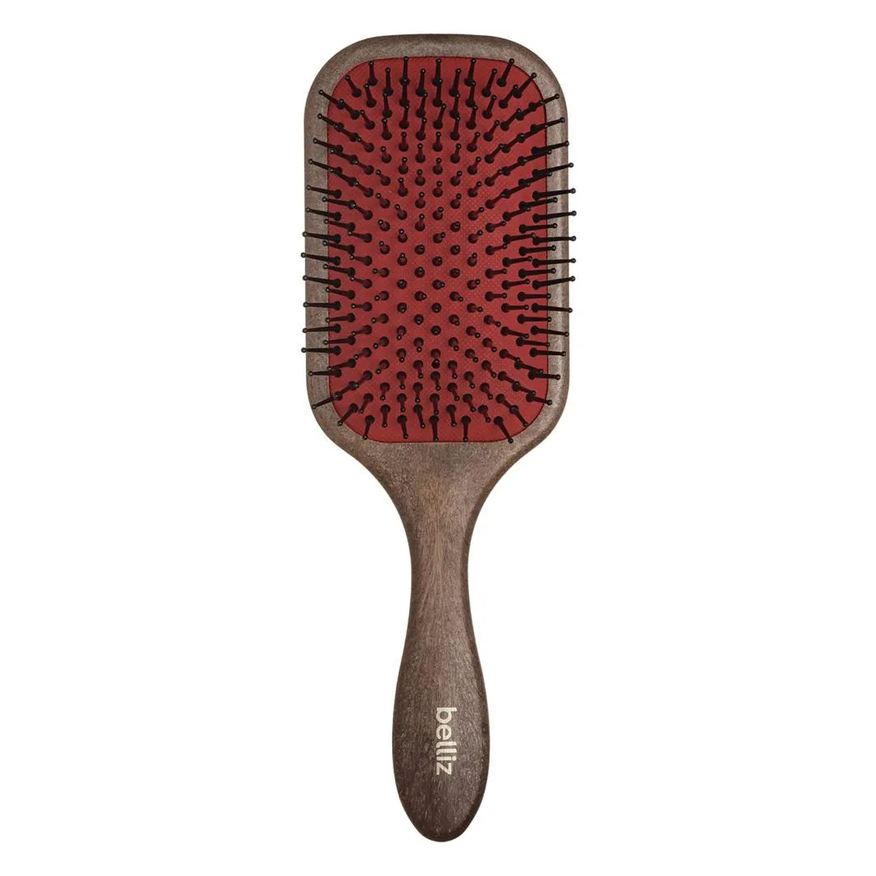 Big Universo Escova Belliz Raquete Woodgrain