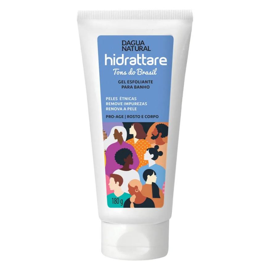 D'Agua Natural Gel Esfoliante para Banho Tons do Brasil 180g Dagua Natural