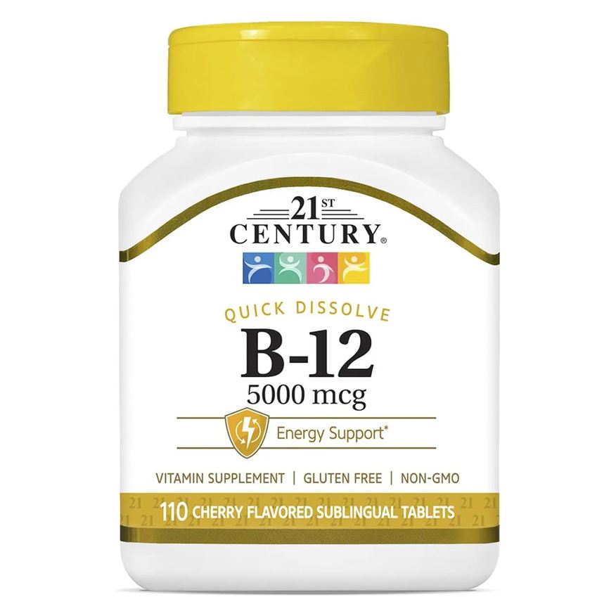 21st Century Vitamina B12 5000mcg 110 Tabletes
